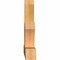 Ekena Millwork Richland Rough Sawn Timber Gable Bracket, Western Red Cedar, 72"W x 36"H x 6"D x 6"F, 12/12 Pitch GBW072X36X0606RIC00RWR - alternate 2